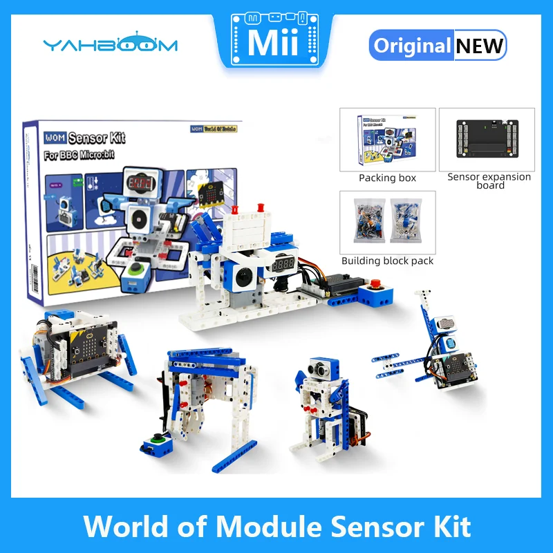 21 в 1, электронный сенсорный набор, программируемая игрушка для детей, Поддержка программирования MakeCode Python