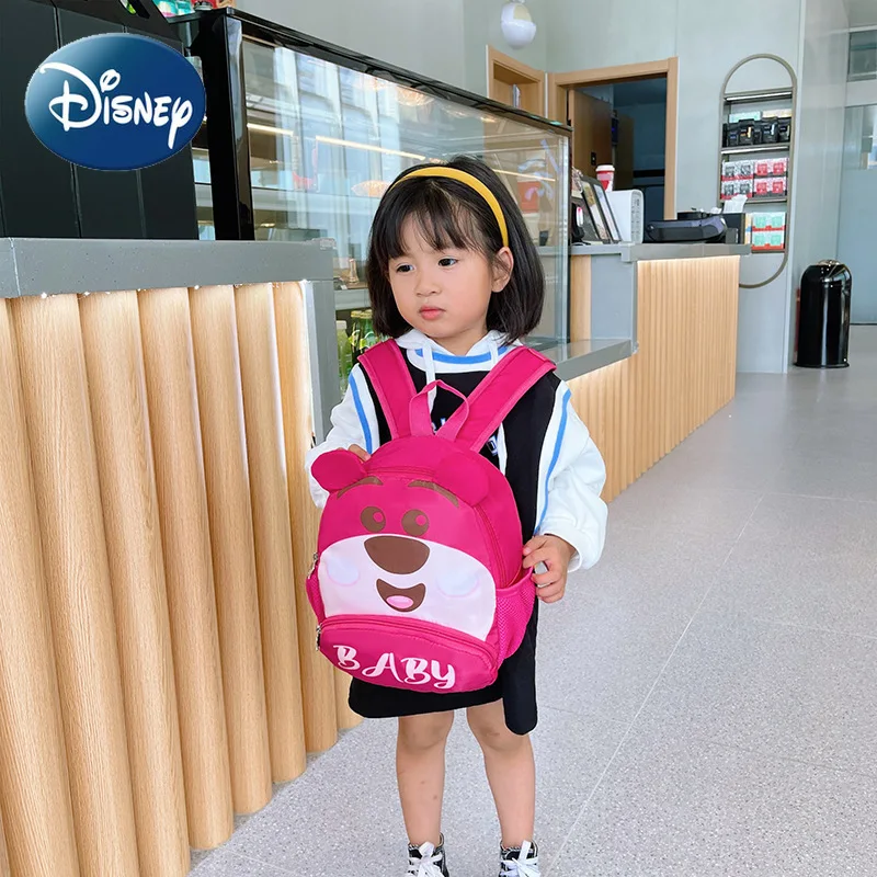 Disney's New Cartoon Children's Backpack Cute Animal Baby Casual Lightweight Small Backpack Kindergarten School Bag