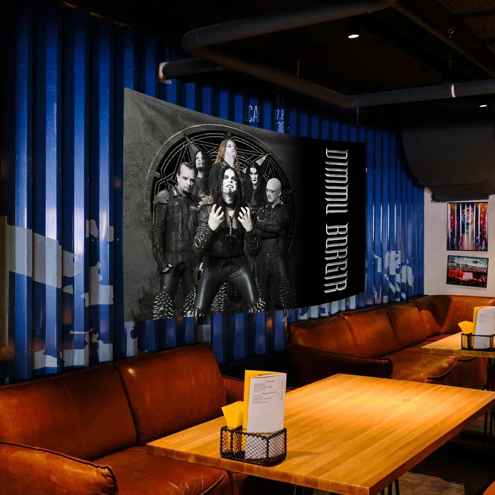 Норвежская симфоническая черная металлическая лента гобелен Dimmu Borgirs рок музыка