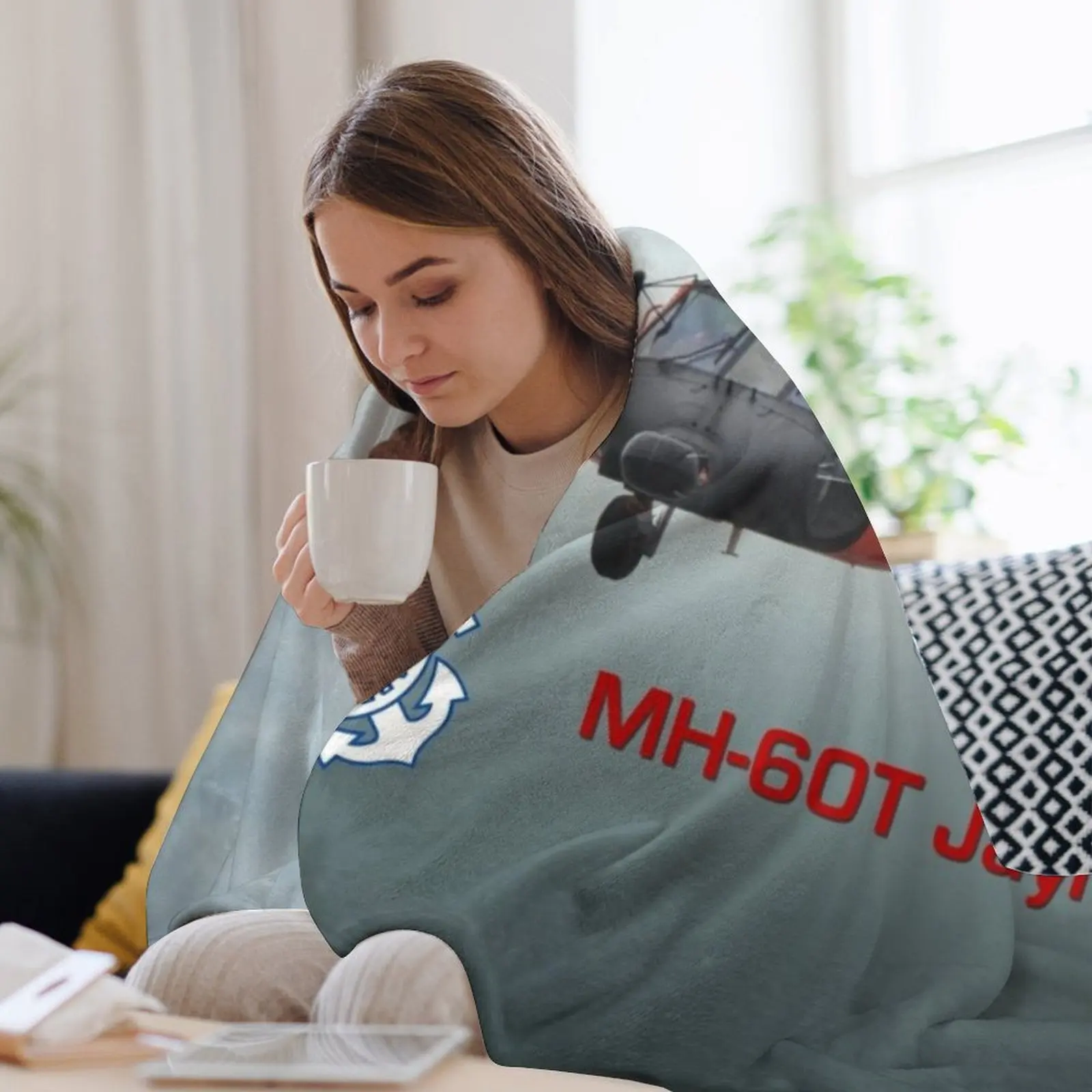 Одеяло MH-60 Jayhawk USCG SAR очень большое одеяло свободное теплое зимнее