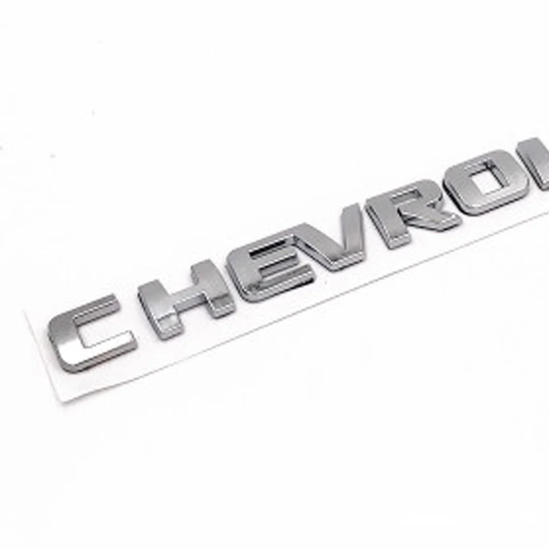 

Car Trunk Car Logo Sticker for CHEVROLET English Letter ABS Electroplating Modified Sticker Suitable for Chevrolet Car Series