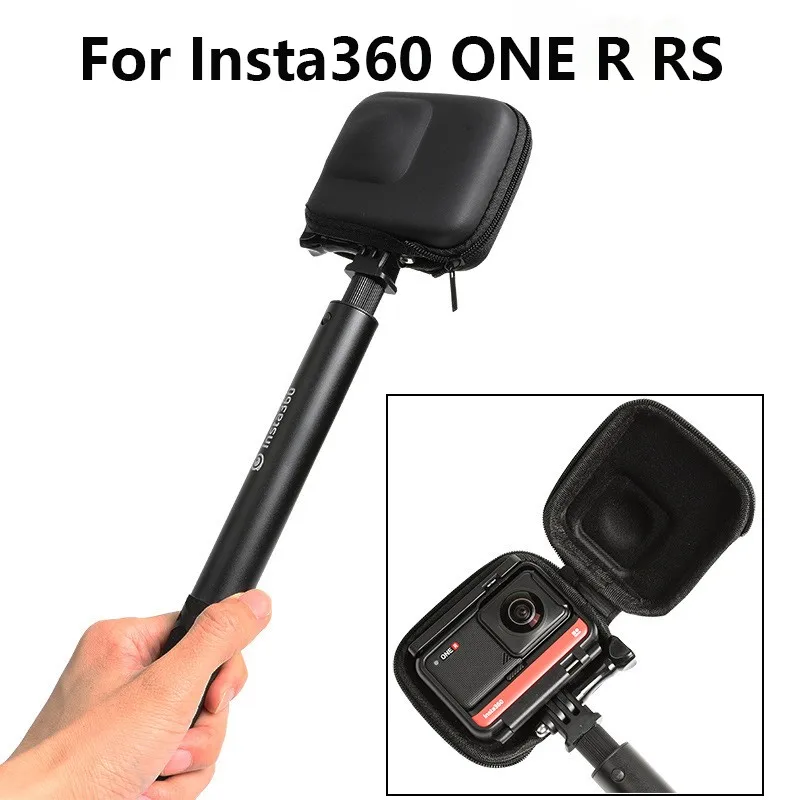 

For Insta360 ONE R RS Panoramic Edition Carrying Case Insta 360 ONE R 360 Mod Wide Angle Camera Portable Storage Bag Accessory