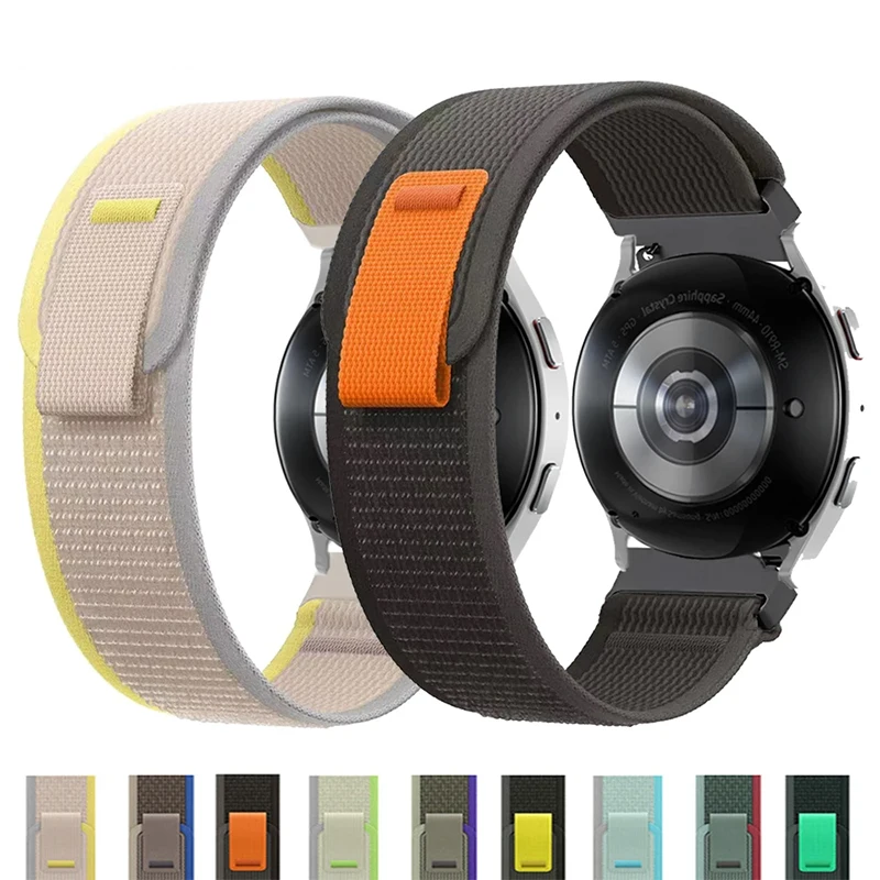Нейлоновый Ремешок Для Часов Samsung Galaxy Watch 4/5/6/7 Classic/Active 2/3/Gear S3 Trail Huawei GT 2/2e/3 Pro