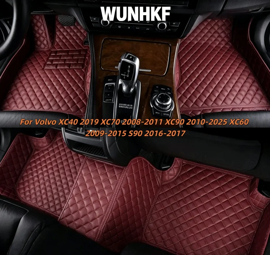 Фото Автомобильные коврики на заказ, противоскользящие, для Volvo XC40 2019, XC70 2008-2011, XC90 2010-2025, XC60 2009-2015, S90 2016-2017 №1