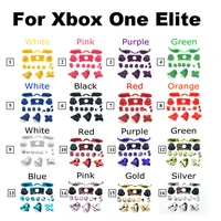 chenghaoran 1set full button kit mod d pad abxy trigger lb rb lt rt thumbstick parts for xbox one elite controller chrome solid