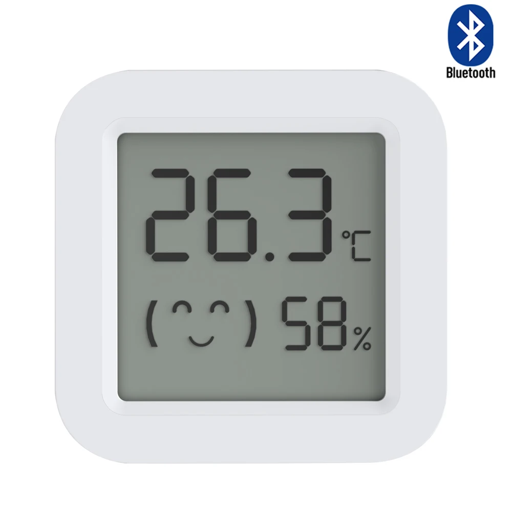 Мини-ЖК-датчик температуры Tuya, Bluetooth-совместимый умный гигрометр с управлением через приложение, термометр для умной жизни, Alexa