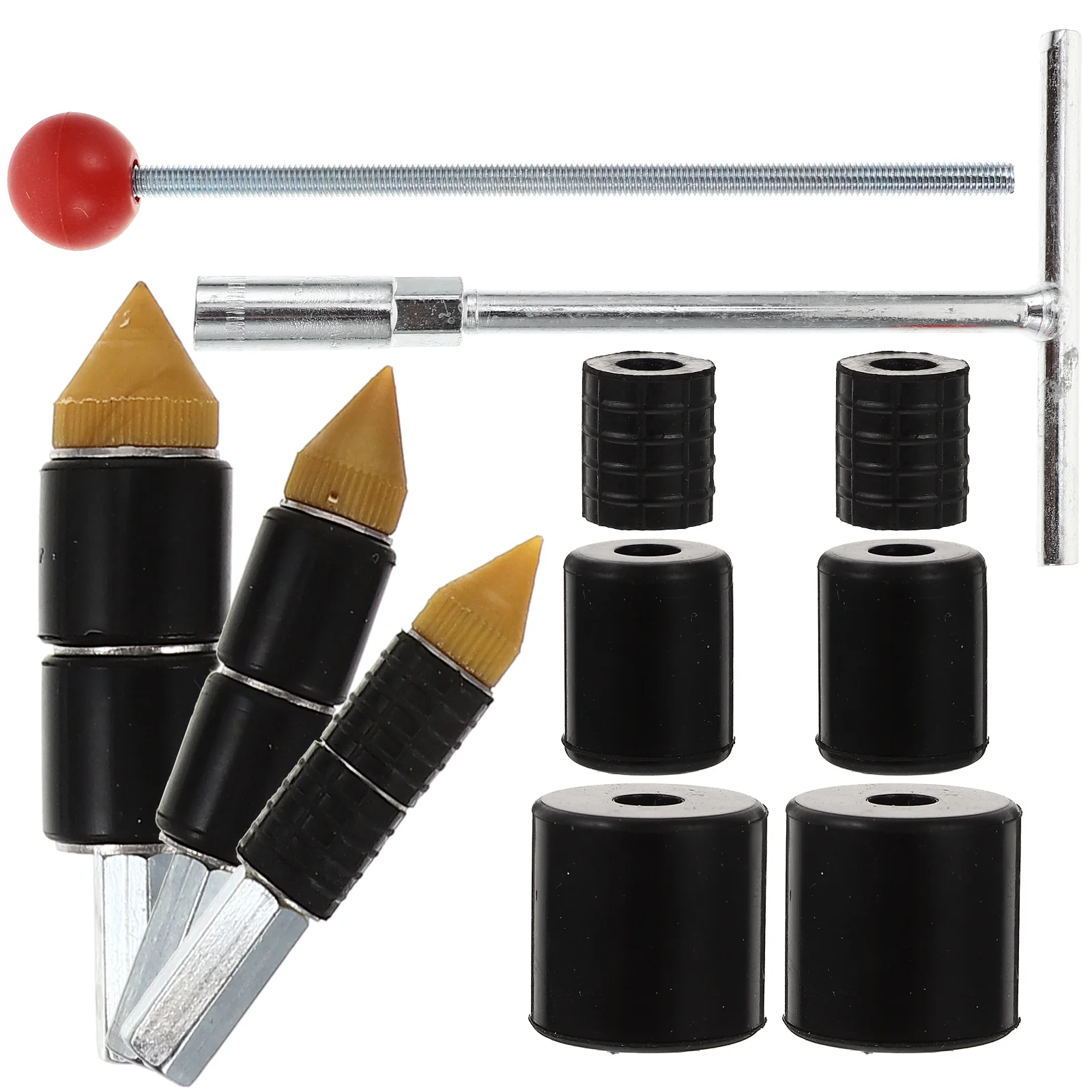 

Three Piece Suit Plumber Tools Water Stopper Pipe Wrench Hot-melt Needles Universal Pin Repair Plumbing