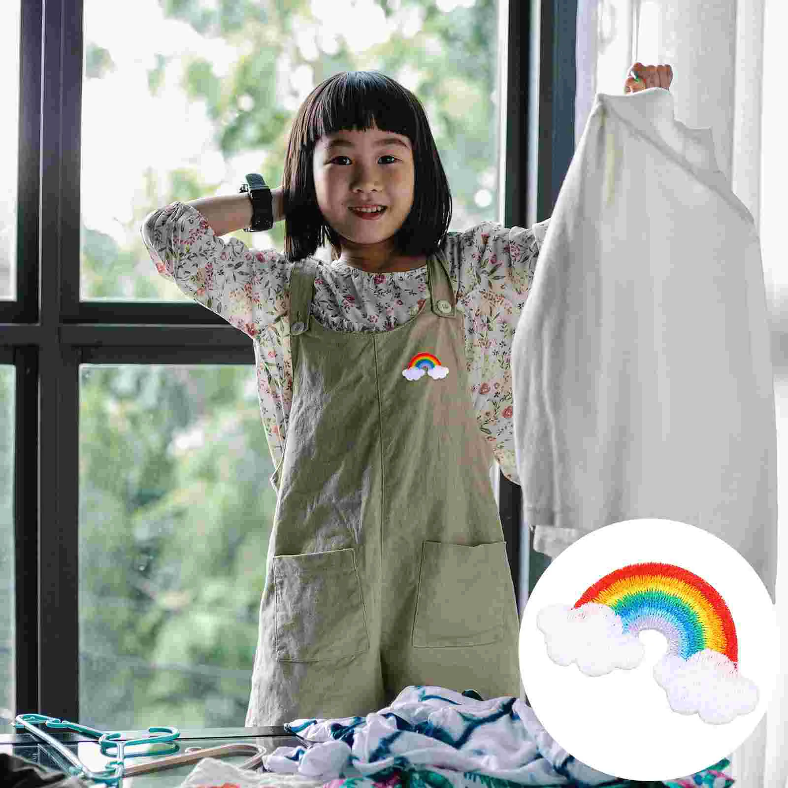 

Rainbowbadges Clothes Appliques Embroidered Sew Iron Applique Embroidery Jackets Sewing Backpack