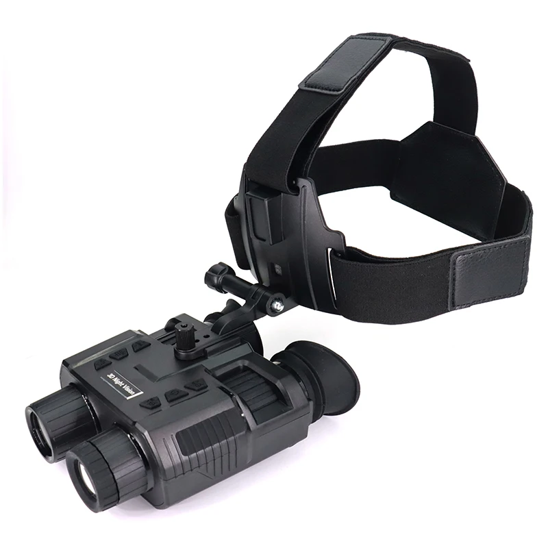 

Naked eyes 3D Display hands free tactical night vision binoculars HD Digital infrared head mounted helmet night vision goggles