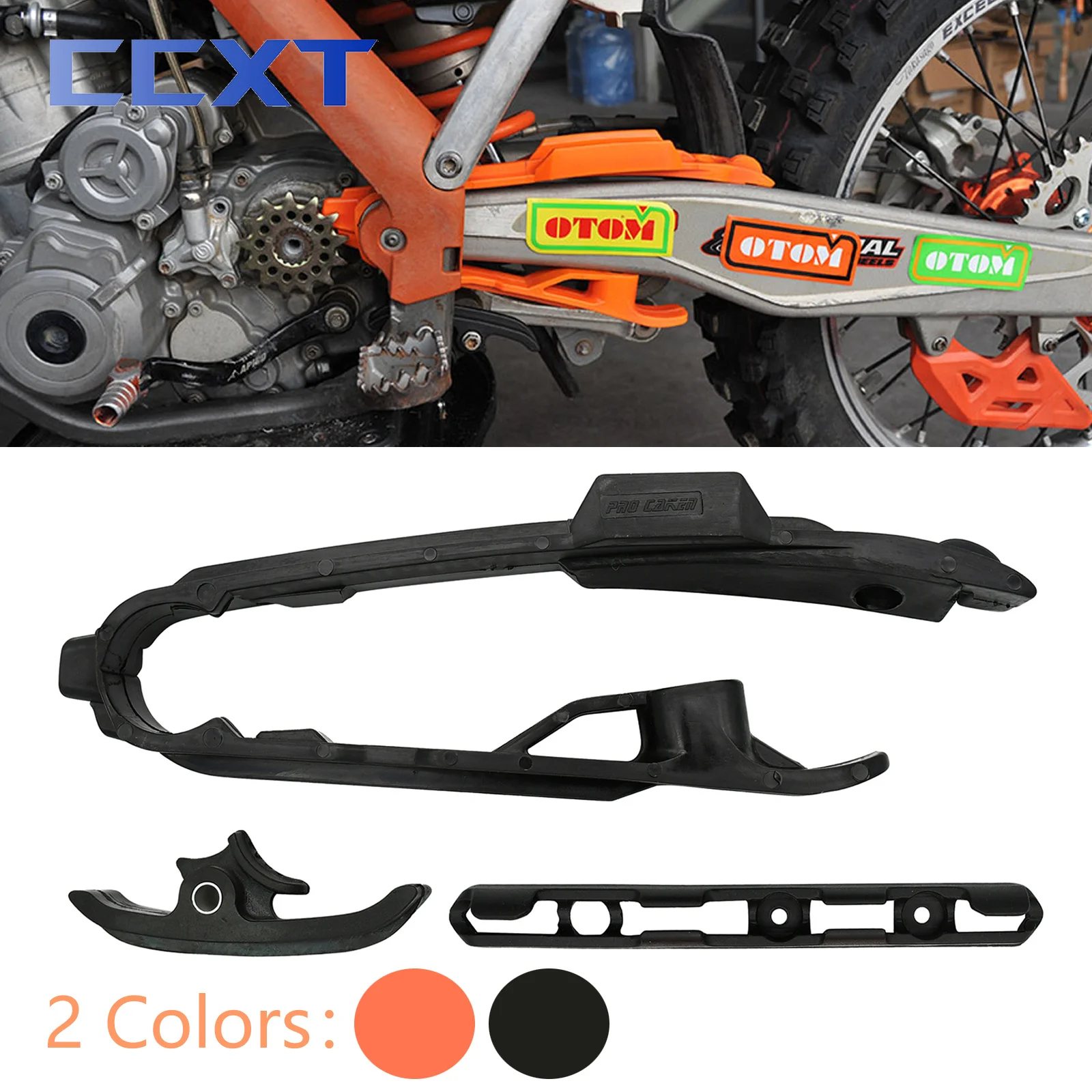 

Motorcycle Brake Hose Clamp Swingarm Chain Slider Kit For Husqvarna FC250 FC350 FC450 FS450 FX350 FX450 TC125 TC250 TX300 TX300i