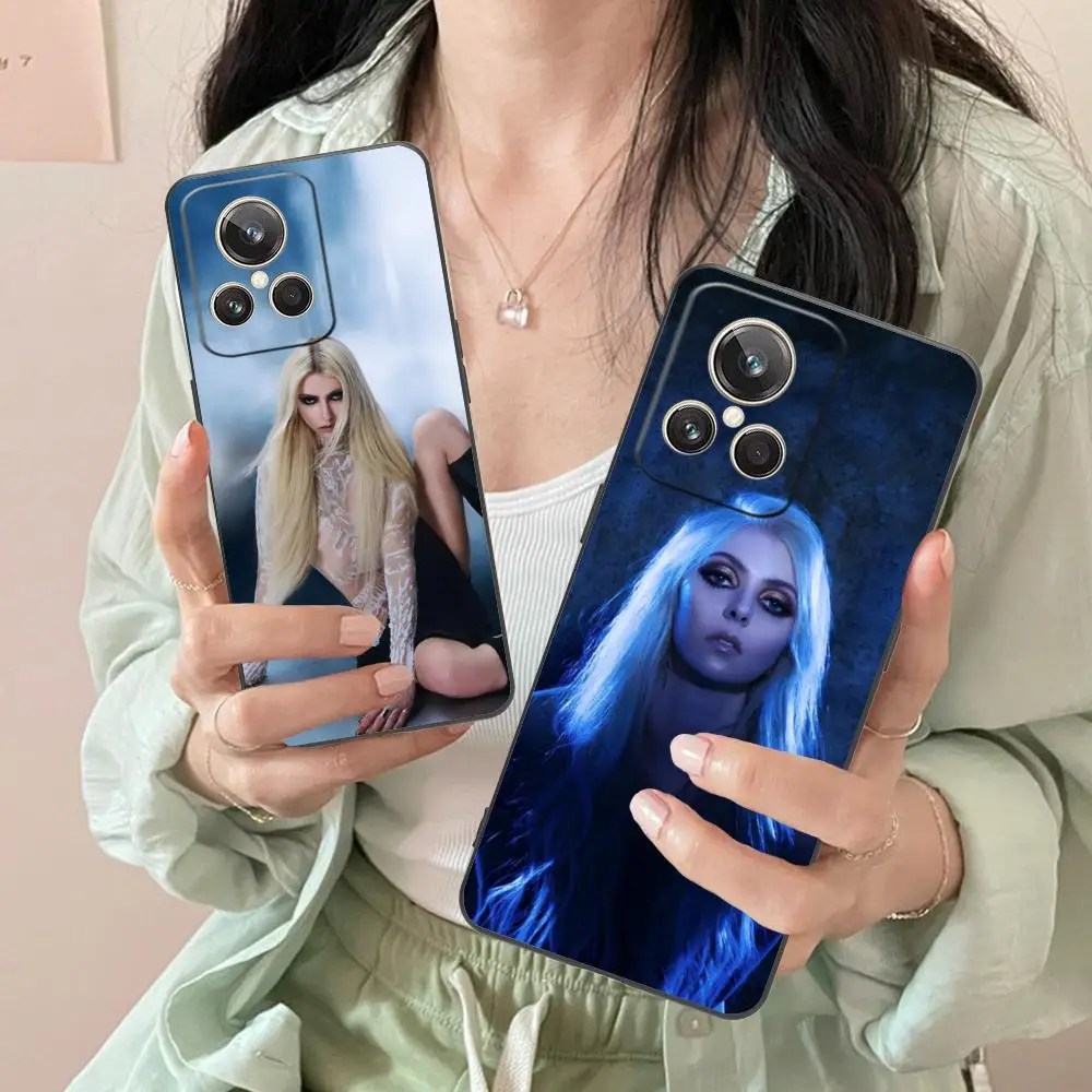 Фото Матовый чехол для мобильного телефона Taylor Momsen из ТПУ для Realme 15 14 13 12 11 10 9 Pro Plus T i Lite 5G, цветной чехол с принтом №1