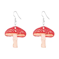 kharisma 2022 new mushroom shape pendant earrings cute earwear party women jewelry gifts korean earrings