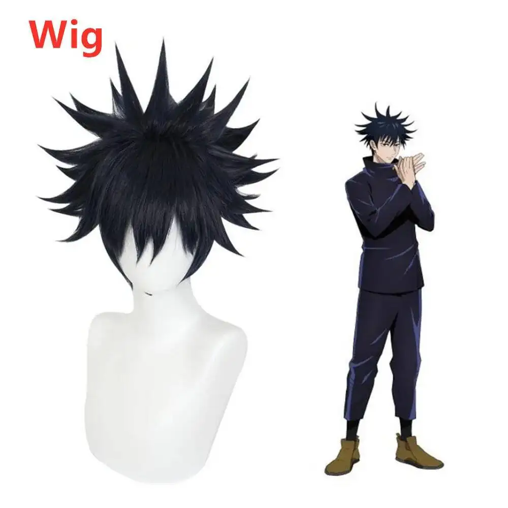 Фото Jujutsu Kaisen аниме Fushiguro Megumi костюмы для косплея топ брюки комплект униформы для вечеринки на Хэллоуин №4