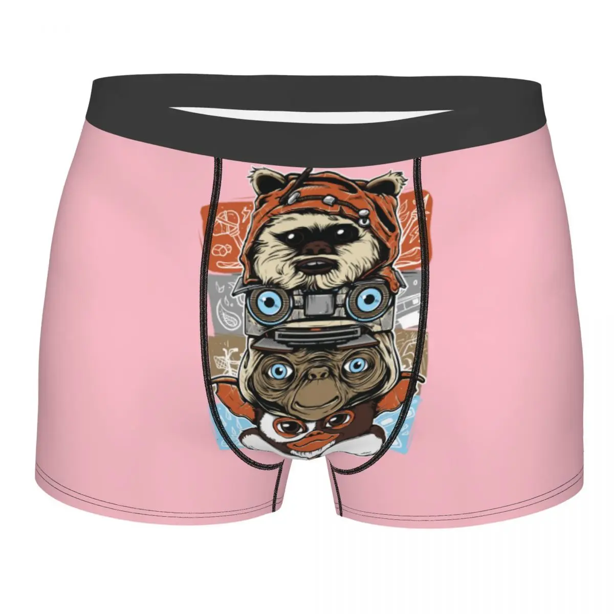 Пользовательские 80-е годы ужасы рождественский фильм Lcon мужские принты Gremlins Gizmo