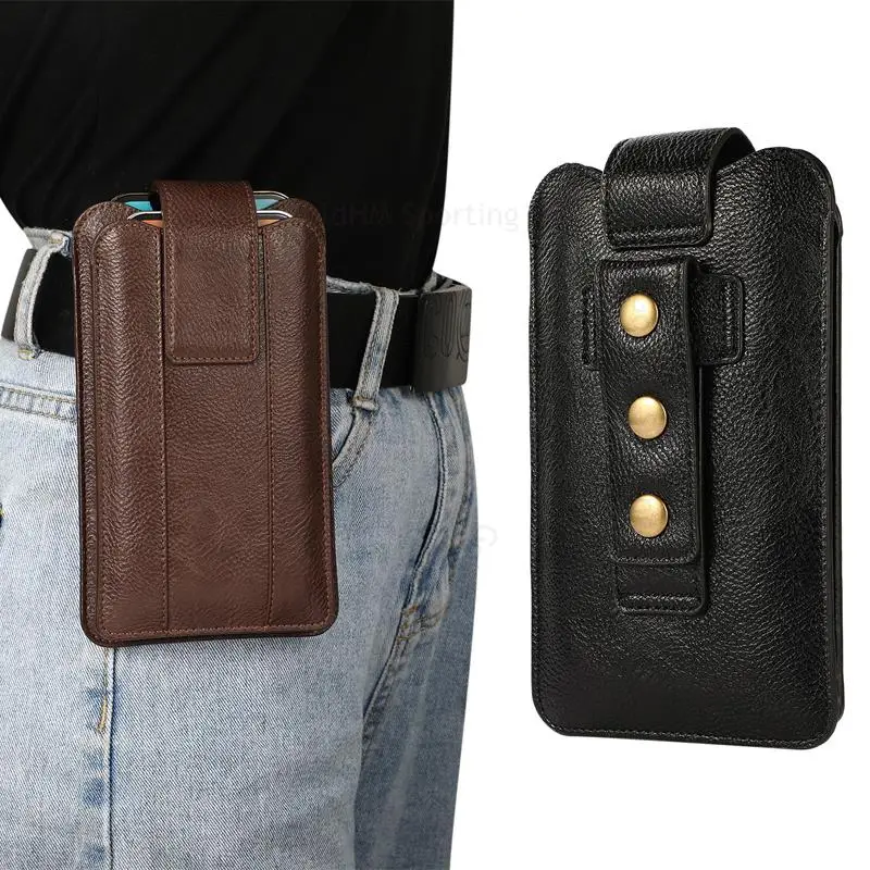 

Adjustable Leather Phone Pouch For Nokia G100 G22 Waist Bag Belt Clip Case For Nokia X100 X20 X30 X10 X71 G60 G400 G21 G11 Plus