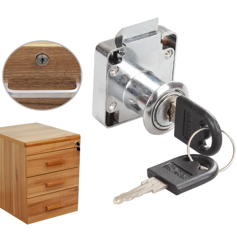 

Desk Drawer Lock Drawer Lock With 2 Keys Zinc Alloy Furniture Door Cabinet Locks For Office Desk Letter Box