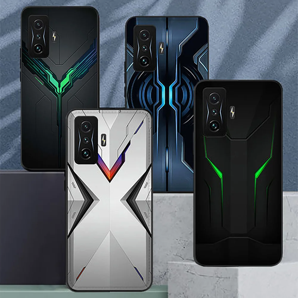 Игровой чехол для Redmi K50 мягкий силиконовый из ТПУ телефона Xiaomi K50G AMG F1 Game Edition