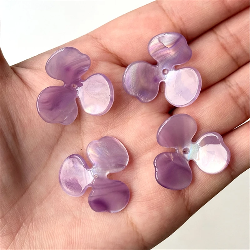 10 шт./лот уксусная кислота 27 мм цветочные бусины колпачок торус смола Шарм