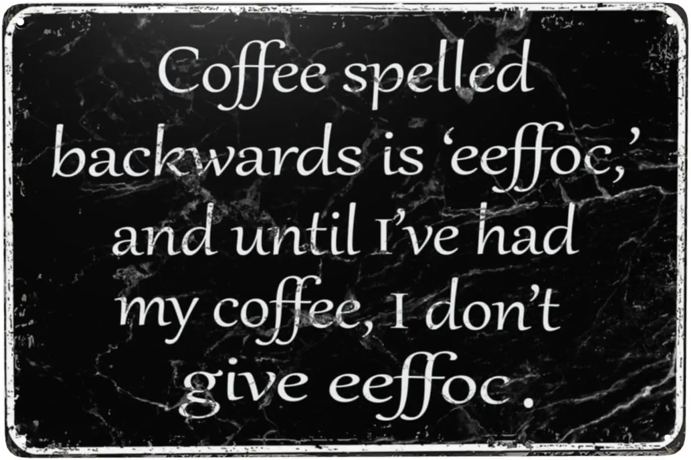 Забавные знаки для кофе-бара офисный юмор декор винтажная металлическая