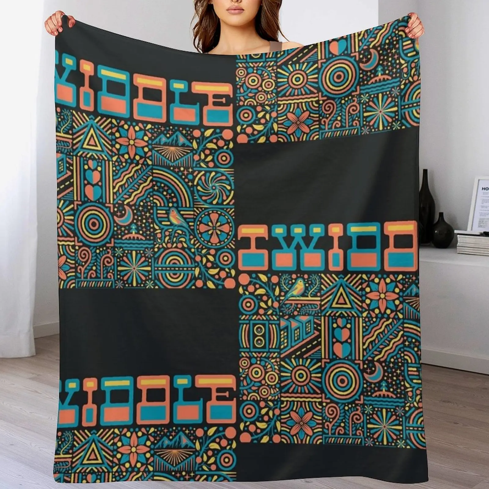 Одеяло Twiddle Пляжное забавное подарочное постельное белье Модные декоративные