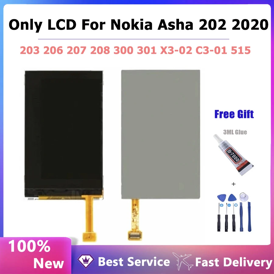 100% Tested New High Qaulity For Nokia Asha 202 203 206 207 