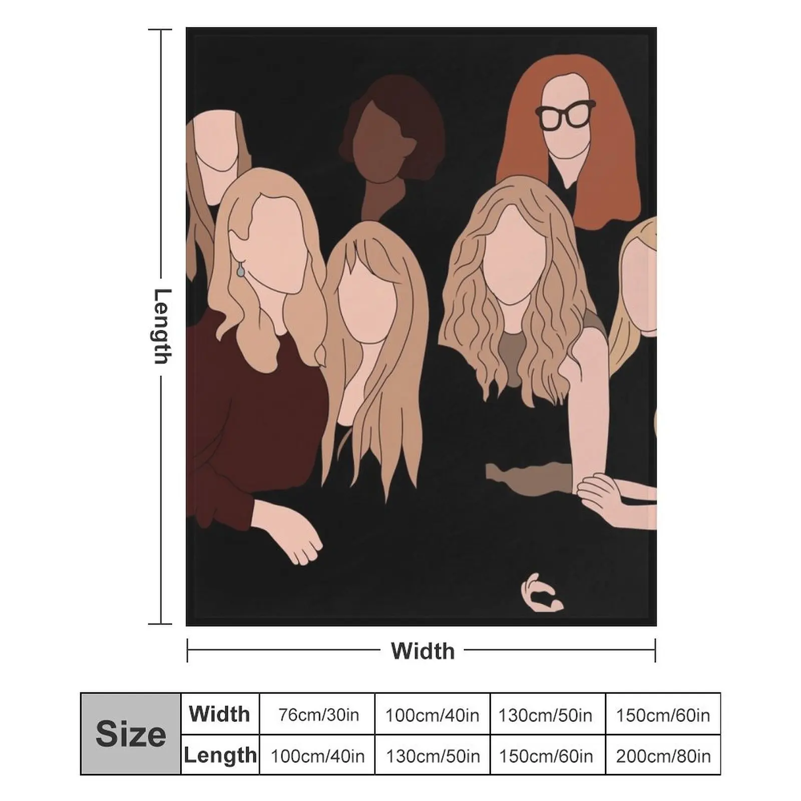 AHS Coven Witches Throw Blanket Decoratives Blankets For Baby Retros Sofa