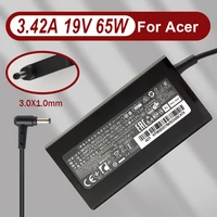 19v 3 42a 65w 3 0x1 0mm pa 1650 86 ac adapter for acer swift3 sf314 a11 065n1a adp 65vh f laptop power supply charger