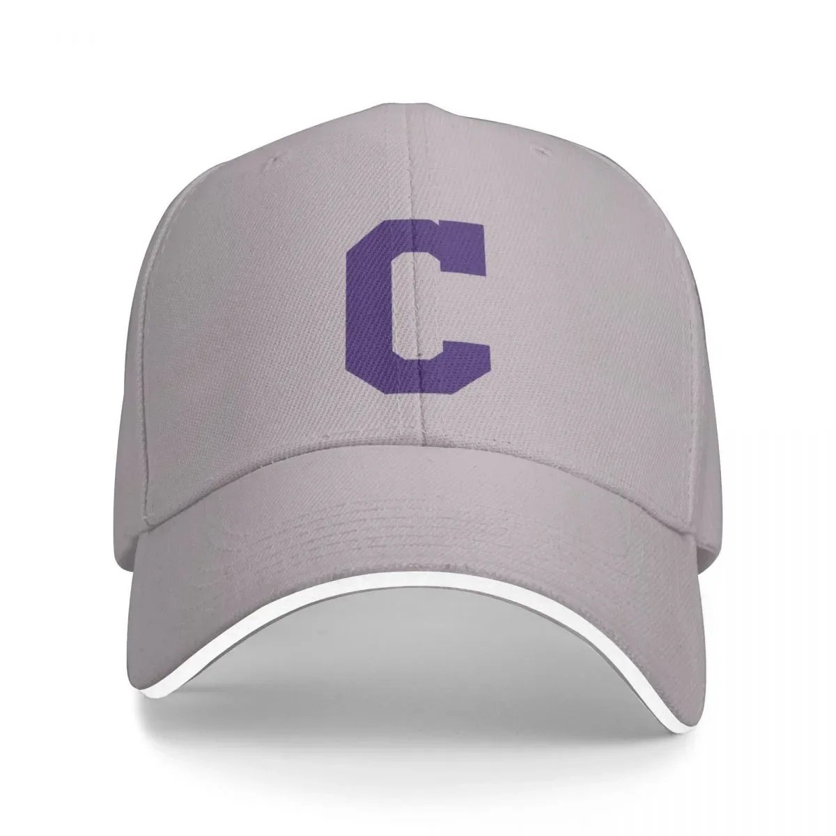 

New Alphabet, Purple C, Sports letter C Cap Baseball Cap military tactical cap sunhat women's cap Men's