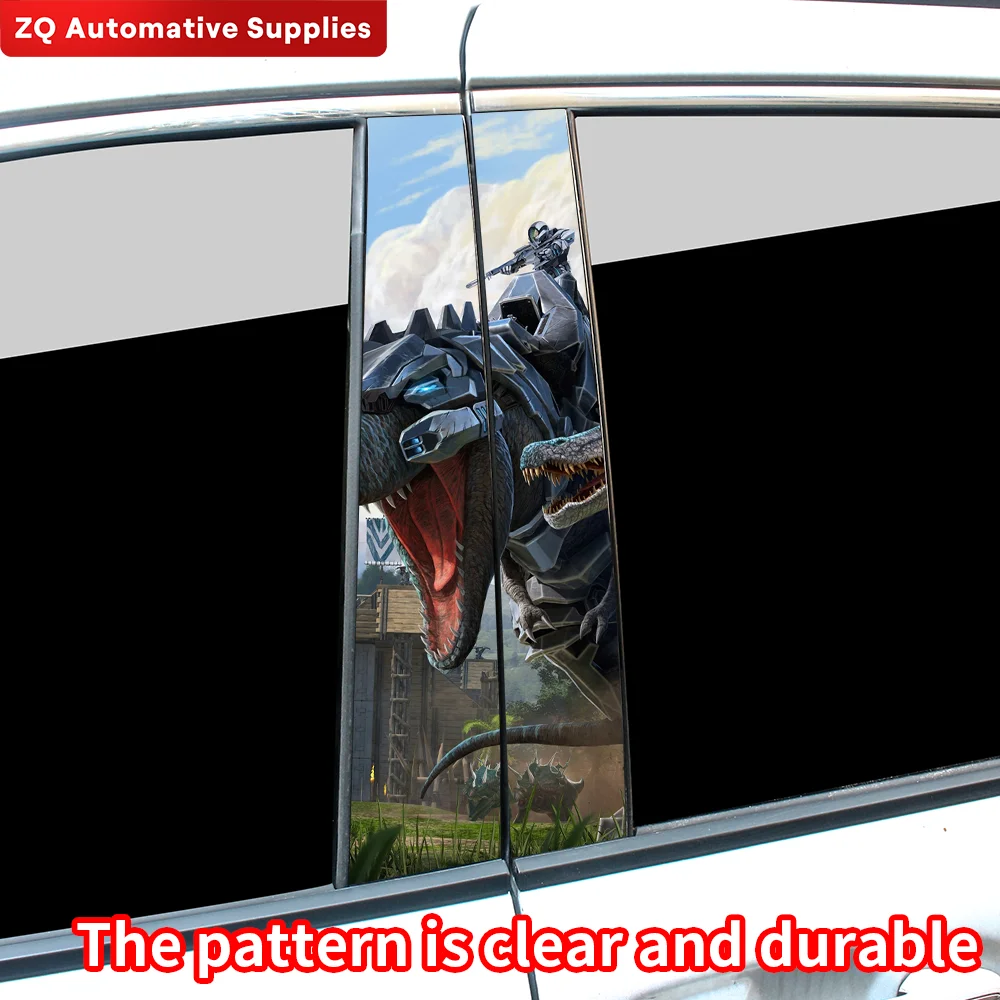 Автомобильные наклейки в форме динозавра водонепроницаемая защита от солнца