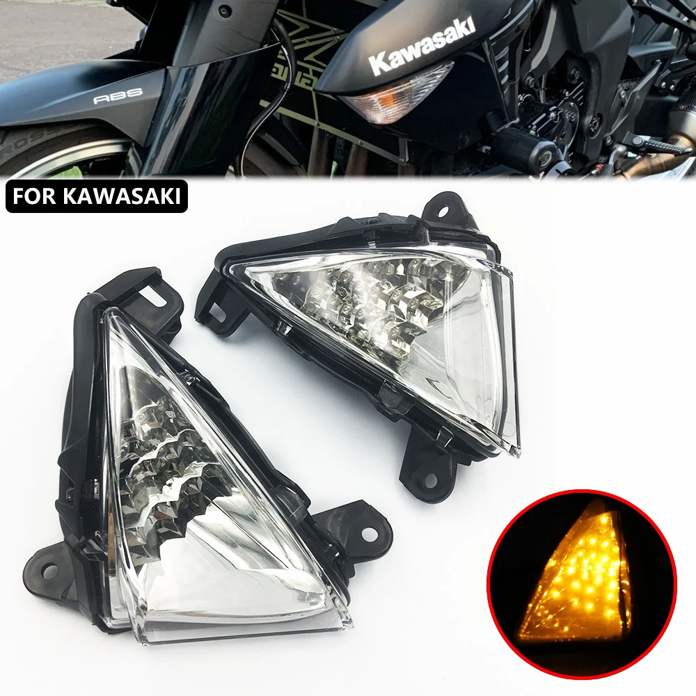 Передний светодиодный указатель поворота для KAWASAKI ZX6R ZX10R Z750 Z1000 NINJA 650R ER6N ER6F