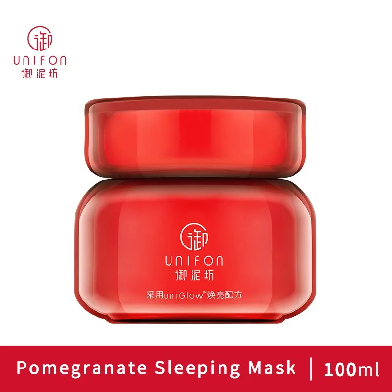 

Unifon Red Pomegranate Mineral Brightening Skin Tone Wash Free Overnight Sleeping Facial Mask (100ml)