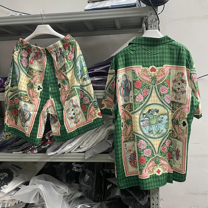 

Рубашка унисекс из гавайской ткани, y2k