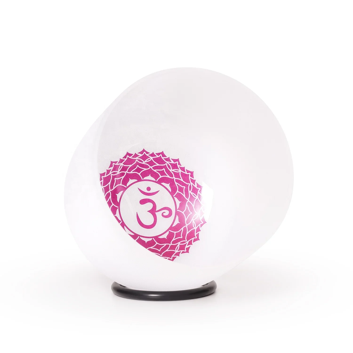 Чаша Поющая с белым кристаллом 6 дюймов 432 Гц или 440