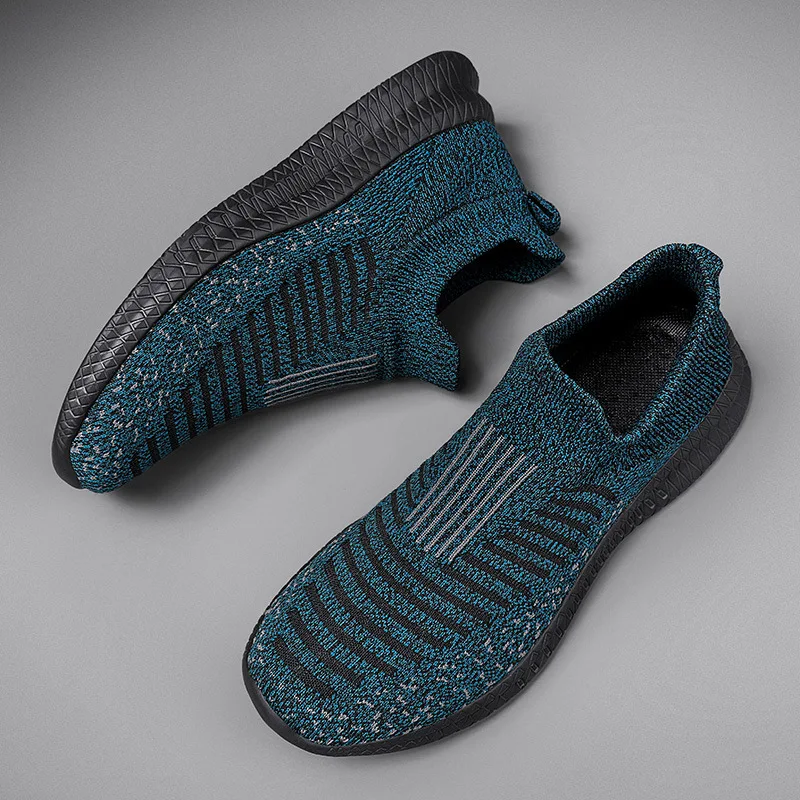 Мужские кроссовки больших размеров новинка 2025 года дышащие с сеткой летние