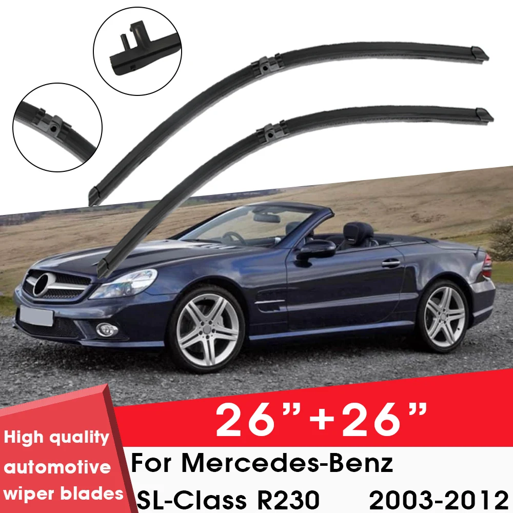 Щетка стеклоочистителя для Mercedes-Benz SL-Class R230 2003-2012 26 &quot+ 26&quot лобовое стекло очистки