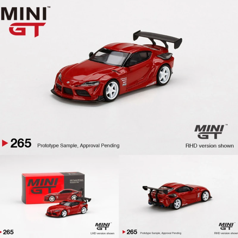 

Мини GT 1:64 Toyota GR Bull Demon King Supra HKS версия ADVAN живопись сплав модель автомобиля коллекция орнамент подарок