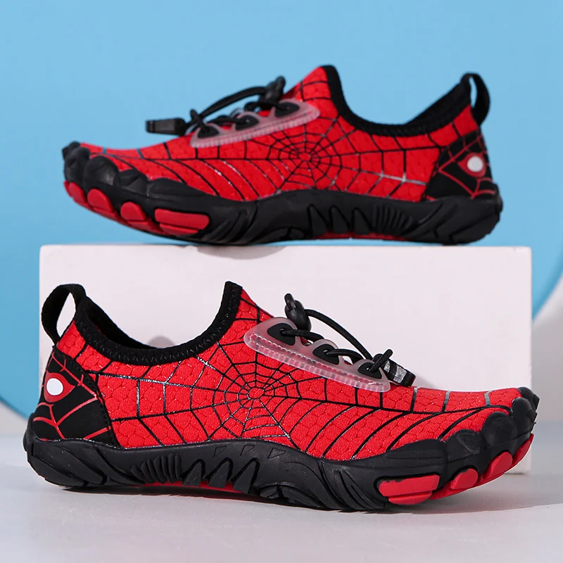 Summer Kid's Breathable Aqua Shoes Boys and Girls Swimming Shoes Quick Dry Wading Shoes Outdoor Children Upstream Water Shoes