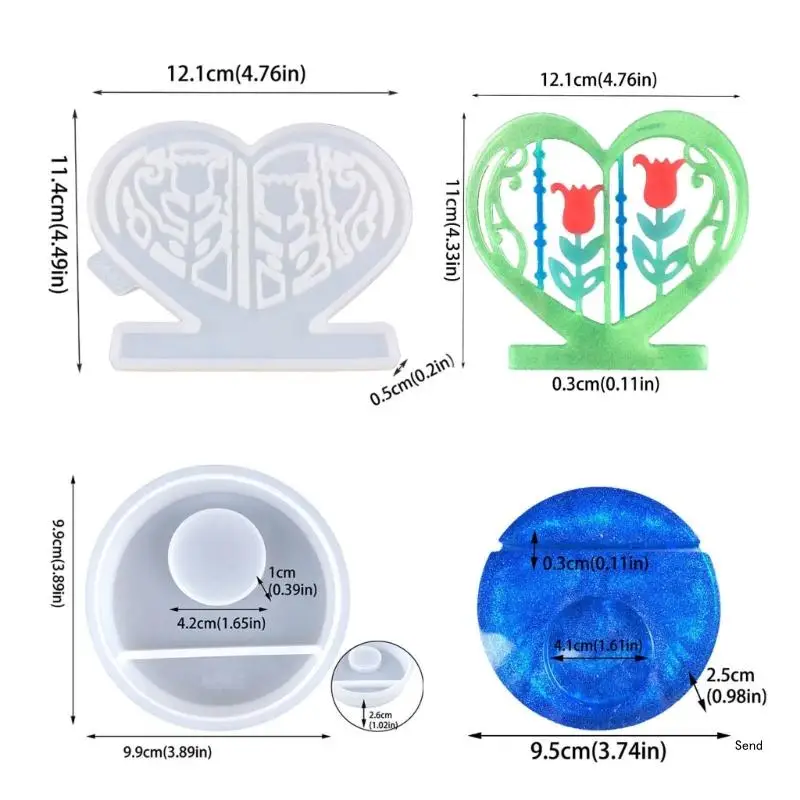 Практичные вставки для подсвечников формы декоративных предметов изготовления