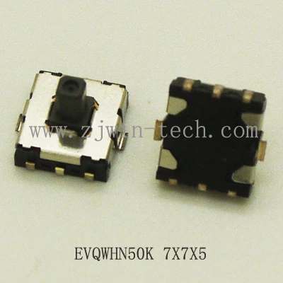 

10pcs-100pcs/lot 6pin Momentary Tact button Micro Switch 7X7X5mm EVQWHN50K