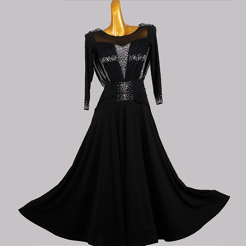 Платье для соревнований по индивидуальному заказу взрослых детей вальса одежда