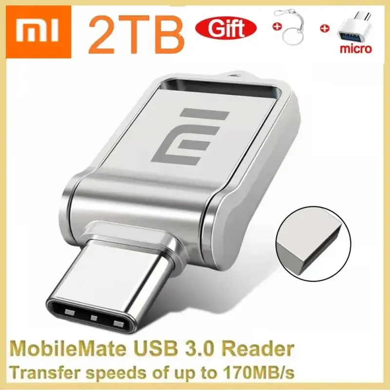 USB-флеш-накопитель Xiaomi 3 2 дюйма 1 ТБ 512 ГБ