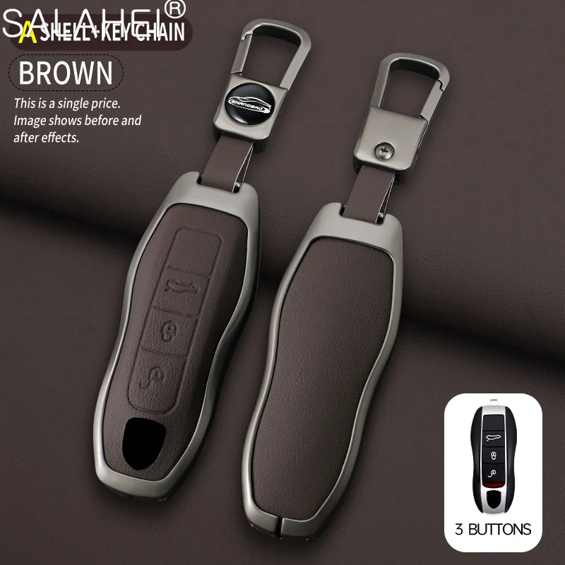 Корпус для автомобильного ключа из цинкового сплава Porsche Panamera Cayenne 971 911 991 9YA Macan