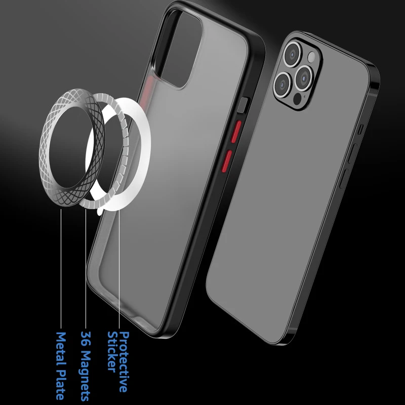 Магнитный держатель для телефона Magsafe Беспроводная зарядка магнитное кольцо iPhone