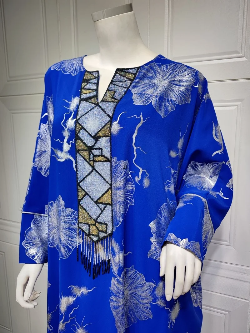 2022 Ramadan Dubai Arabic Muslim Long Dress African Dresses for Women Kaftan Morocco Evening Gown Abayas Boubou Djellaba Femme