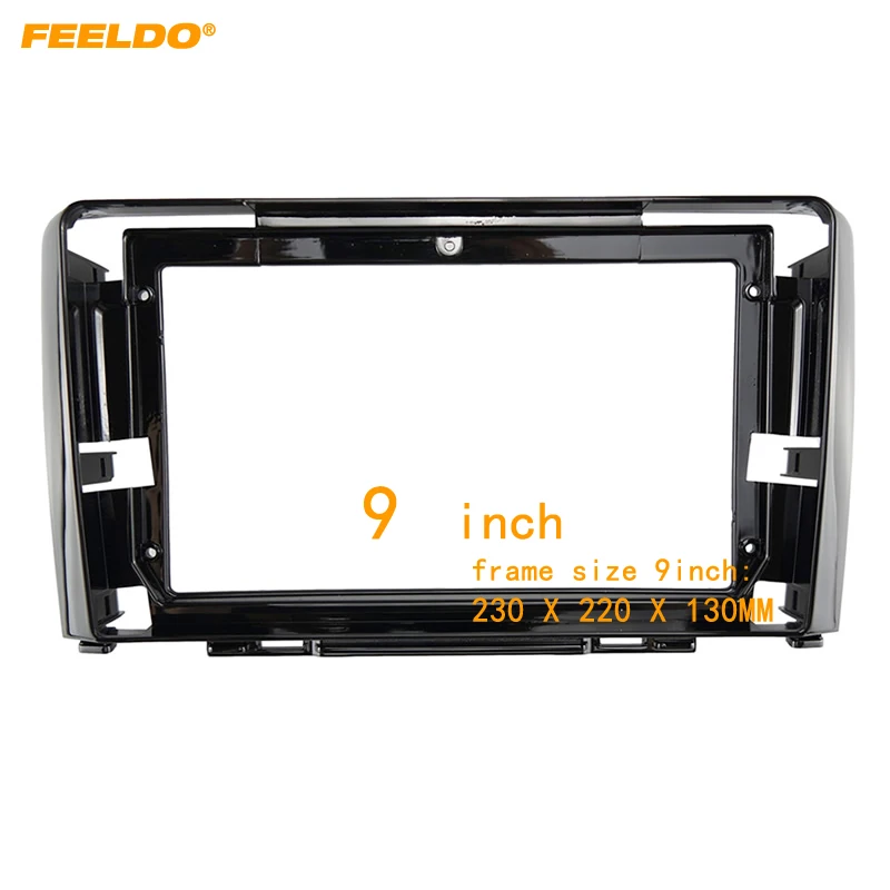 

Рамка для автомобильной аудиосистемы FEELDO 9 "с большим экраном, DVD-адаптер для Great Wall Haval H6 2Din, комплект для монтажа панели приборной панели, # ...