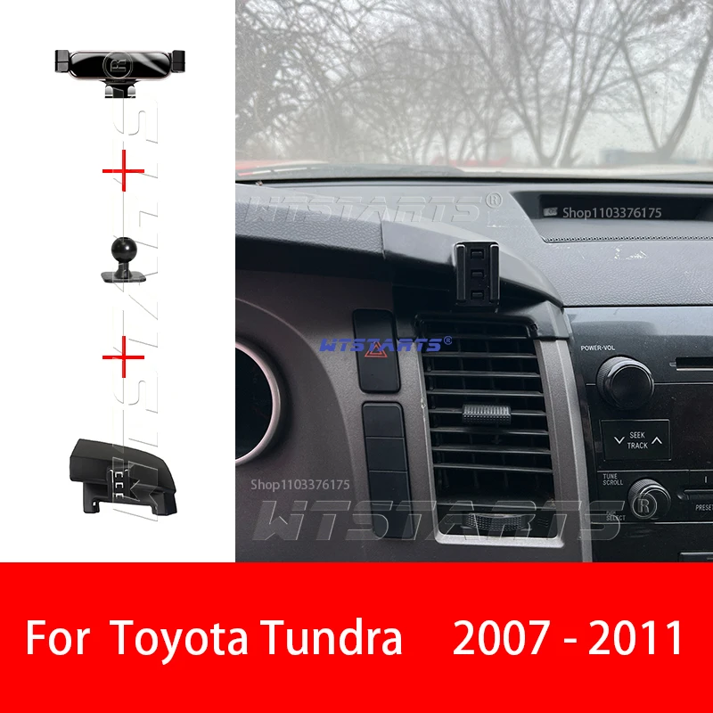 

Автомобильный держатель для телефона Toyota Tundra 2007-2023, регулируемый специальный противоударный GPS-навигатор