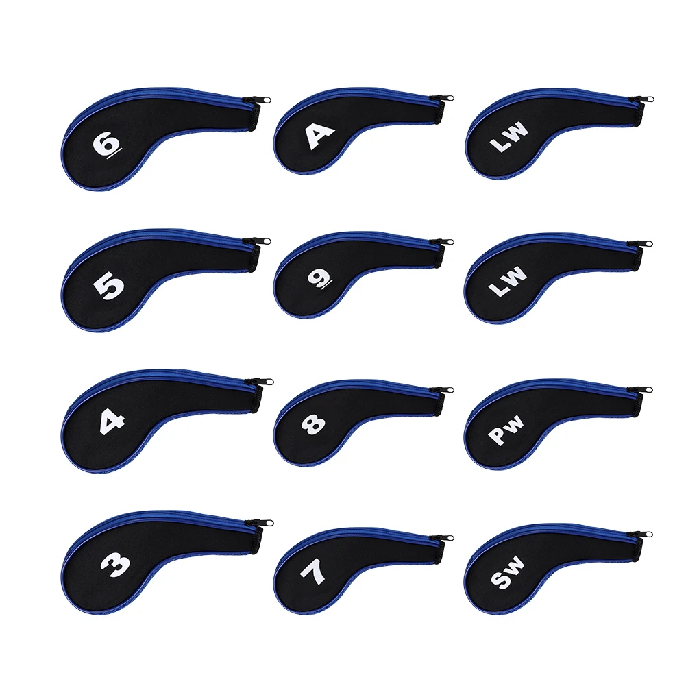 

Pack of 12 Golf Head Cover Sweet Gift Wide Compatibility Cloth Headcovers Workmanship Wear-resistance Protective Gear