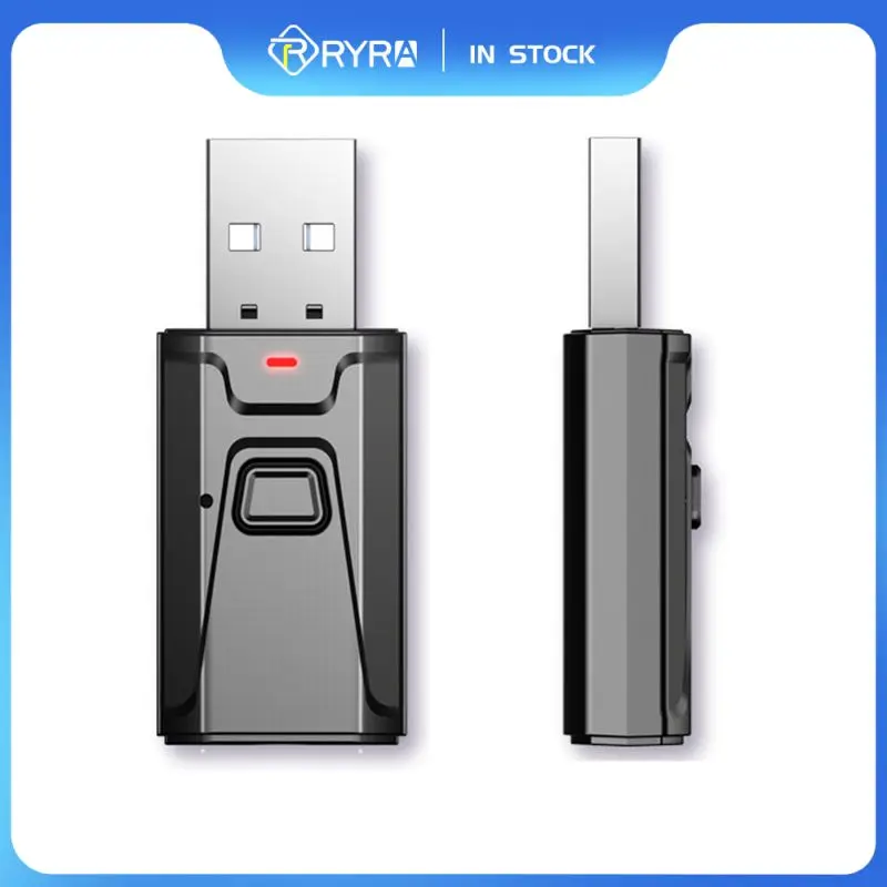 

RYRA USB Wireless Bluetooth Music Single 3.5mm Aux Jack Receiver Adapter Audio For Car Speaker Connector For IPhone Newest TV PC
