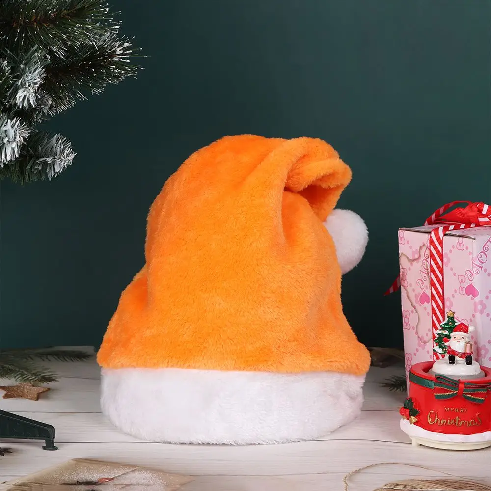 

Новогодние шапки Санта Клауса плюшевые