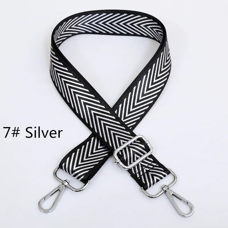 Rainbow Adjustable Bag Strap Handbag Belt Cross Body Wide Shoulder Strap Replacement Handles Bags Part Accessories